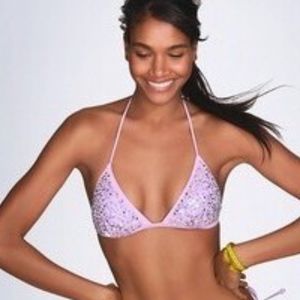 Victoria's Secret Pink Lilac Sequined Bikini